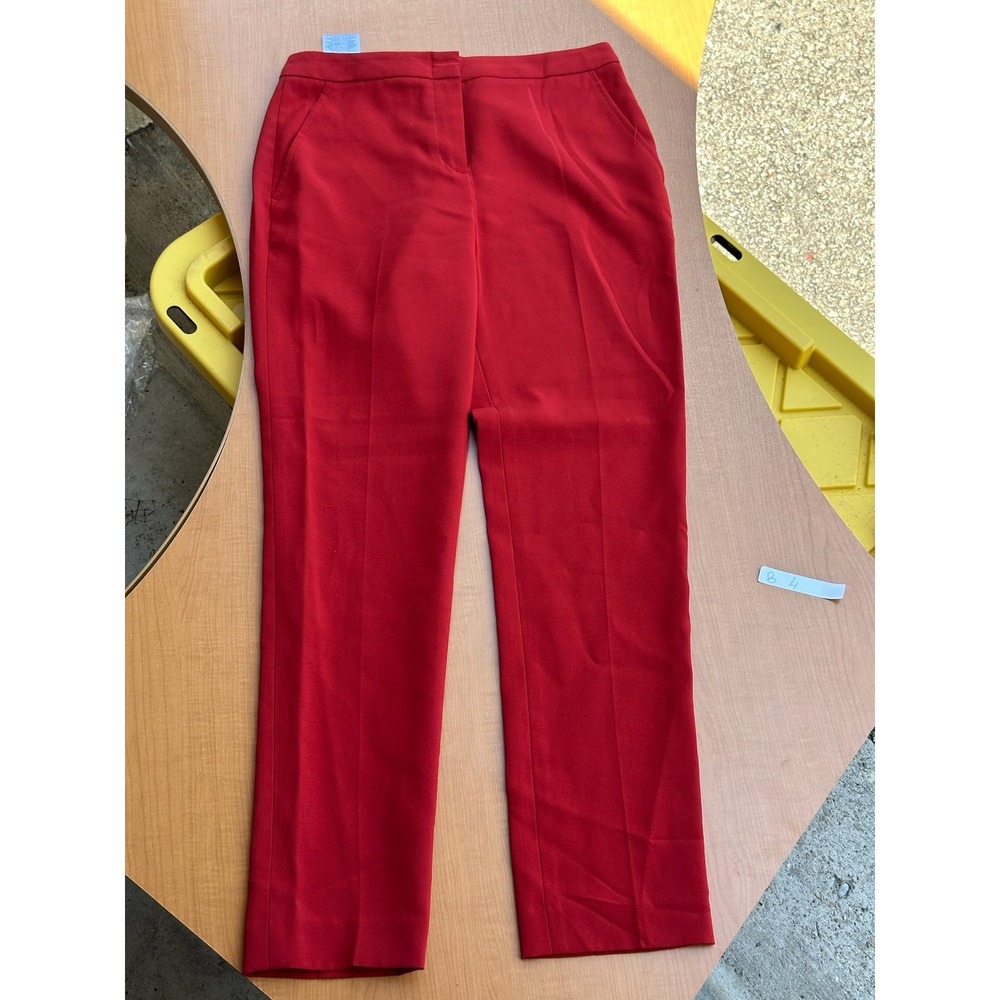 BCBGMAXAZRIA Red Tailored Dress Pants‎ Women's Size S